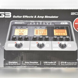 ZOOM ズーム マルチエフェクター G3 Guitar Effects & Amp Simulator 通電確認 アンプシミュレーター 元箱 取説 電源コード付 RL-208T/612の画像1