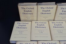 The Oxford English Dictionary オックスフォード英語辞典 13巻揃 まとめ 英語大辞典 洋書 インテリア小物 ディスプレイ OED RL-422T/000_画像3