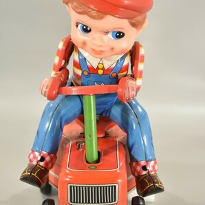 当時物 増田屋 マスダヤ ハンドカー ブリキ ソフビ Vintage tin toy's 昭和レトロ 電動 アンティーク 玩具 ビンテージ RL-118G/000の画像3