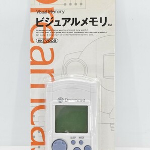 未開封 DC ドリームキャスト ビジュアルメモリ HKT-7002 セガ ドリキャス SEGA Dreamcast メモリ ゲーム RL-77S/000の画像1