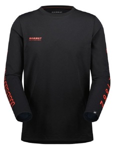  Mammut マムート QD Logo Print 長袖 Tシャツ 日本Lサイズ 黒 ブラック AF Men