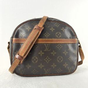 1円〜★LOUIS VUITTON ルイヴィトン サンリス ショルダーバッグ モノグラム 斜め掛け M51222 レザー ブラウン PVC レザー