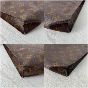 1円〜★LOUIS VUITTON ルイヴィトン モノグラム ポッシュトワレット26 M47542 LV セカンドバッグ ポーチ クラッチバッグ ブラウン pvcの画像5