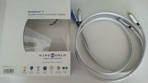 WIRE WORLD　SOI7/1.5m　RCAケーブル　QBT処理　箱付き美品　ワイヤーワールド ソリスタイス