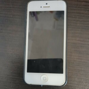【ジャンク品・傷あり・本体のみ】iPhone5 16GB 液晶漏れ有 タッチ不良