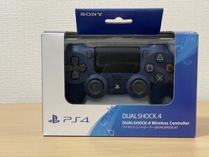 ワイヤレスコントローラー DUALSHOCK 4ミッドナイトブルー SONY 