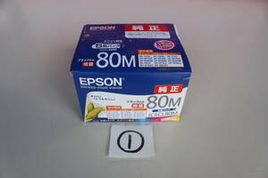 ① Epson EPSON IC6CL80M [ чернильный картридж кукуруза 6 цвет упаковка ( чёрный только больше количество )] нераспечатанный коробка боль товар 