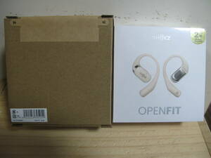 最終出品です　新商品です。　ショックスShokz OpenFit 2023年新登場 完全ワイヤレスイヤホンベージュ未開封です商品説明を納得の上入札を