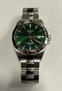 美品！ティソ ジェントルマン オートマティック パワーマティック 80 シリシウム 腕時計 TISSOT T127.407.11.091.01 グリーン 緑