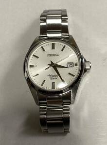 美品　 SEIKO SZSB011 Mechanical 自動巻き ネット流通限定モデル　アイボリー(ラップ仕上げ)