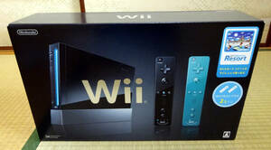 Wii body black exclusive use controller Wii remote control plus 2 ps Wii sport resort beautiful goods 