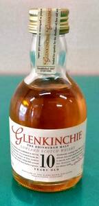 ■【未開栓】古酒　ウイスキー　GLENKINCHIE　グレンチンキー　１０年　ミニボトル　50ml　43％■LOWLAND SCOTCH WHISKY■お酒⑨