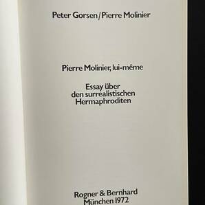 ピエール・モリニエ写真集「 Pierre Molinier , lui-meme 」Peter Gorsen / Pierre Molinier 1972年の画像7