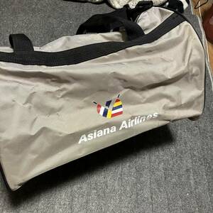 【ASIANA AIRLINES / アシアナ航空】 ボストンバッグ / 旅行 / アウトドア / ショルダーバッグ 2WAY