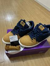 美中古 NIKE SB DUNK LOW "DESERT OCHRE AND MIDNIGHT NAVY" DX6775-400 　aj1_画像2