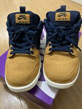 美中古 NIKE SB DUNK LOW "DESERT OCHRE AND MIDNIGHT NAVY" DX6775-400 　aj1_画像3