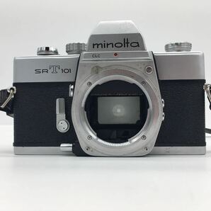 ミノルタ MINOLTA SRT101 一眼レフ フィルム カメラ / レンズ MC ROKKOR-PF 1.7 / f=55mm 専用カバー・説明書・元箱付属 動作未確認の画像4