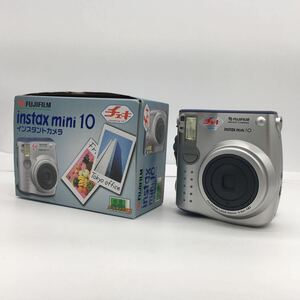 FUJIFILM 富士フィルム instax mini 10 インスタックス ポラロイド カメラ 本体 元箱付属 動作確認済