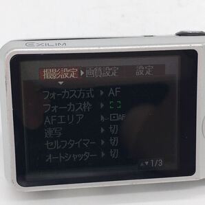 CASIO カシオ EXILIM EX-Z90 シルバー コンパクト デジタル カメラ SDカード1GB・充電器・バッテリー・説明書・元箱付属 動作確認済の画像4