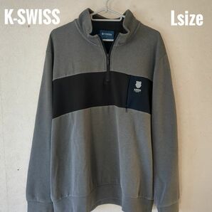  長袖ポロシャツ K-SWISS Lsize