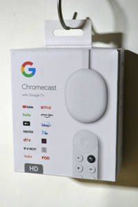 Google Chromecast with Google TV グーグル クロームキャスト HD GA03131-JP ストリーミングデバイス 新品同様 美品 中古 即決