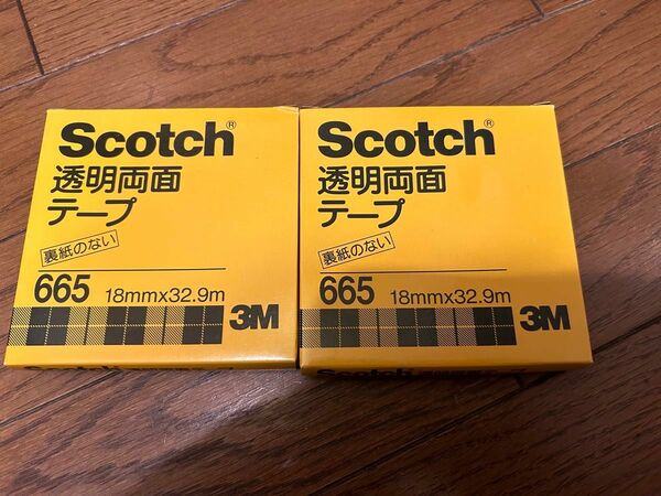 スコッチ Scotch 両面テープ　透明