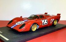 CMF 1/18 フェラーリ Ferrari 312P デイトナ Daytona 1970 Red #23 100台限定_画像4