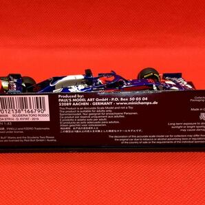 ミニチャンプス 1/43 MINICHAMPS SCUDERIA TORO ROSSO HONDA STR14 2019 RedBull #26 D. KVYAT ネイビー/レッド/シルバー 417190026の画像5