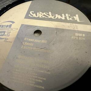 12”★Substantial / If I Was Your MIC / アングラ！Nujabesの画像2