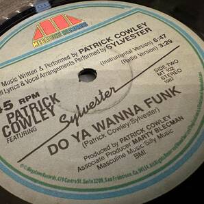 12”★Patrick Cowley Featuring Sylvester / Do Ya Wanna Funk / シンセ・ポップ・ディスコ！！の画像2