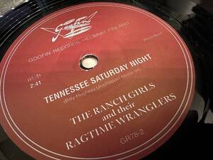 10”★The Ranch Girls And Their Ragtime Wranglers / Kokomo / Tennessee Saturday Night(78 rpm single) ロカビリー