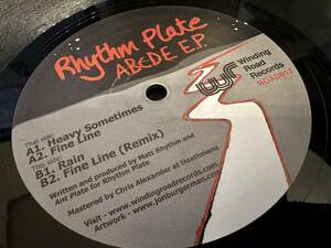 12”★Rhythm Plate / ABCDE E.P. / ディープ・ハウス！