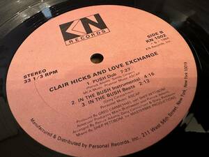 12”★Clair Hicks And Love Exchange / Push (In The Bush) / ダンス・クラシク！