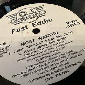 12”★Fast Eddie / Most Wanted / シカゴ・ヒップ・ハウス！の画像2