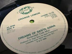 12”★Orange Lemon / Dreams Of Santa Anna / The Texican / Freestyle！