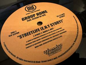 12”★Group Home / Handle Your B.I. / Streetlife (E.N.Y. Story) / アングラ！