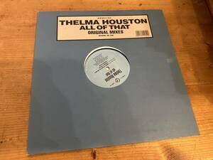 12”★Thelma Houston / All Of That (Original Mixes) / ディスコ・ヴォーカル・ハウス ！