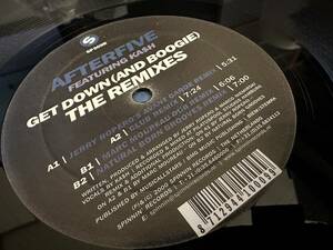 12”★Afterfive Featuring Ka$h / Get Down (And Boogie) (The Remixes) / ディスコ・ヴォーカル・ハウス！