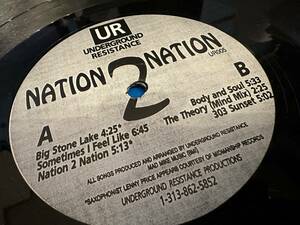 12”★Underground Resistance / Nation 2 Nation / UR / デトロイト・テクノ・クラシック！