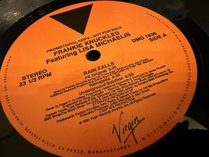 12”★Frankie Knuckles Featuring Lisa Michaelis / Rain Falls / ディープ・ヴォーカル・ハウス・クラシック！！