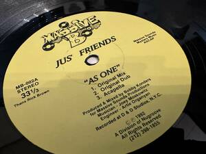 12”★Jus' Friends / As One / ディープ・ヴォーカル・ハウス・クラシック！