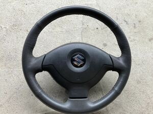  Jimny JB23 leather steering wheel 6 type latter term remove 