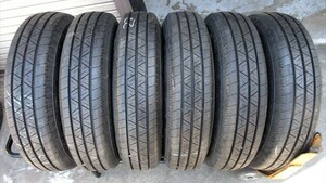 送料無料　新古品　195/85R16　ヨコハマ　RY118　6本セット　イボ付きバリ溝