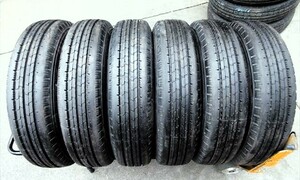 送料無料　新車外し　205/85R16　DUNLOP　SPLT50A　2023年製　6本セット　イボ付き　バリ溝