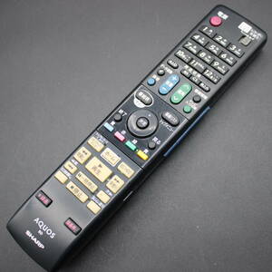 S2876『送料無料』【動作確認済 スピード発送】GA810PA SHARP AQUOS シャープ アクオス BD レコーダー 純正 リモコン送信機 RC TV テレビ