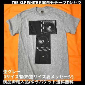 3サイズ有 THE KLF "WHITE ROOM"モチーフ 杢グレー 半袖Tシャツ - sonntagshirts 