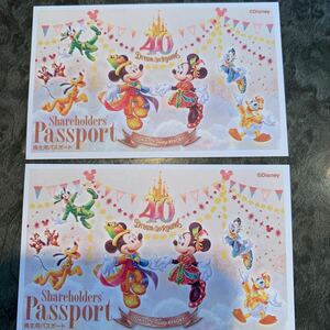  TDL パスポート 2枚 東京ディズニーランド　ディズニーシー 2025年1/31まで　