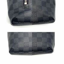 1円●極美品●LOUIS VUITTON ルイヴィトン ダミエグラフィット ミックPM メッセンジャーバッグ ショルダーバッグ 黒 メンズ N41211_画像7