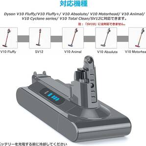 【未使用】ダイソン LM2213 V10 バッテリー 4500mAh SV12 ダイソン掃除機バッテリー フィルター 交換品 25.2V V10 Fluffy/V10 Fluffy+/V10の画像8