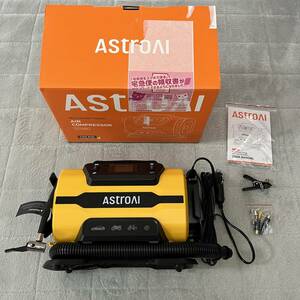 【未使用】AstroAI LM2170 エアーコンプレッサー 電動空気入れ 5in1 タイヤ プール 自動車用 AC/DC給電 150 PSI 自動電源オフ メモリ機能